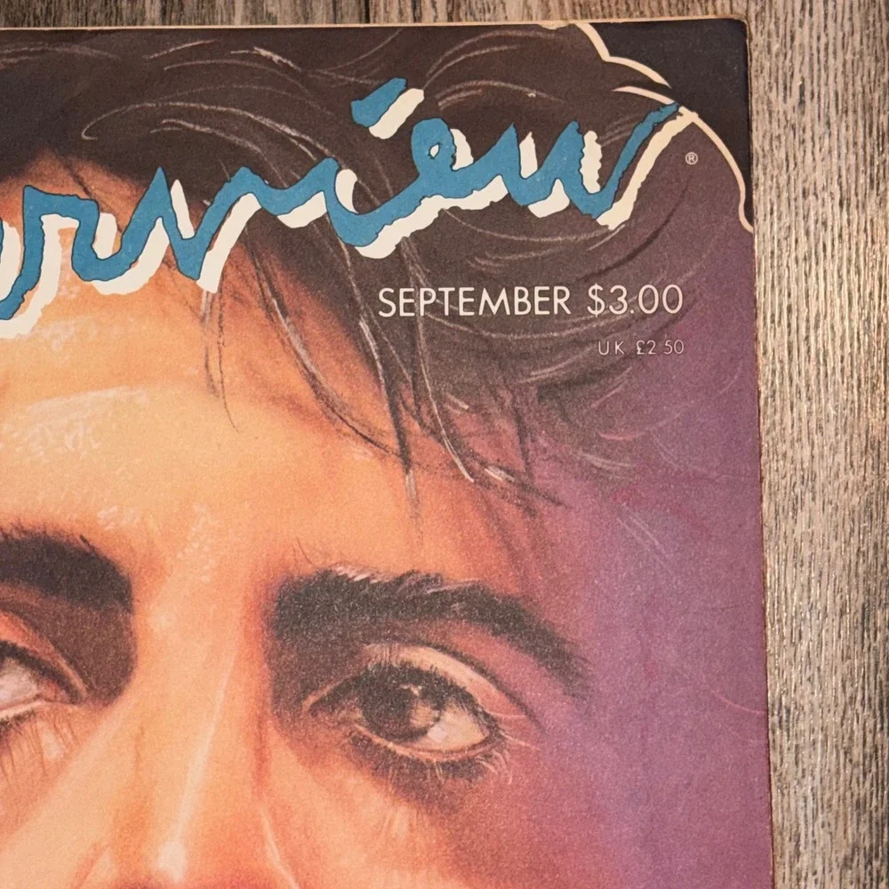 Interview Magazine September 1985 Sylvester Stallone Cover Andy Warhol Vintage